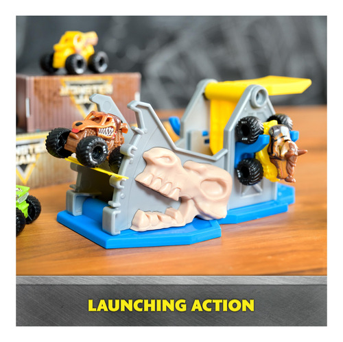 Camión Toy Monster Jam Mini Jam Megalodon Mad Hog Chomper
