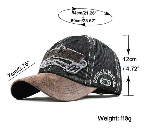 Imagen 2 de 8 de Gorro Tipo Béisbol Mod Americana
