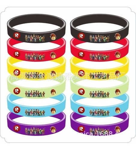 Pulseras Roblox Para Sorpresas Cumpleaños 10 Unid