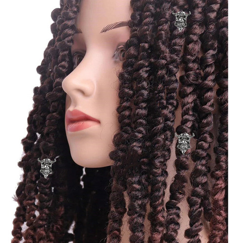 Dread Beads, Beard Beads, Dreadlocks, 10 Unidades
