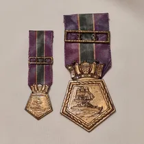 Comprar Medalha E Mini Mérito Marinheiro 2 Ancoras Marinha Do Brasil