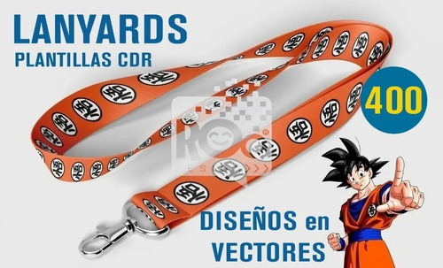 Diseños Vectores Plantillas Lanyard Cintas Porta Credencial