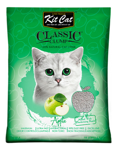 Kit Cat Classic Clump 7kg Aroma Manzana
