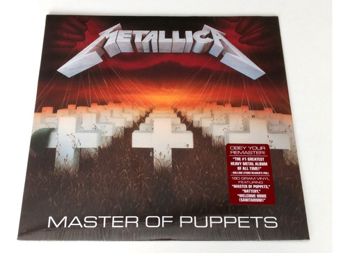 Vinilo Metallica / Master Of Puppets / Nuevo Sellado