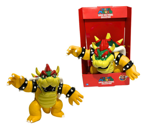 Boneco Koopa Bowser Super Mario Bros Em Pvc Action Figure