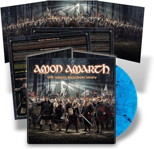 Amon Amarth The Great Heathen Army Lp Blue Vinyl