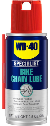 Wd-40 Specialist Bike Chain Lubricante, 2.5 Oz