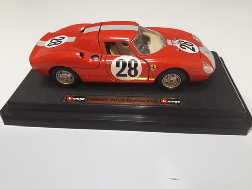Carro De Colección Ferrari 250lm Daytona 1966 Escala 1/24