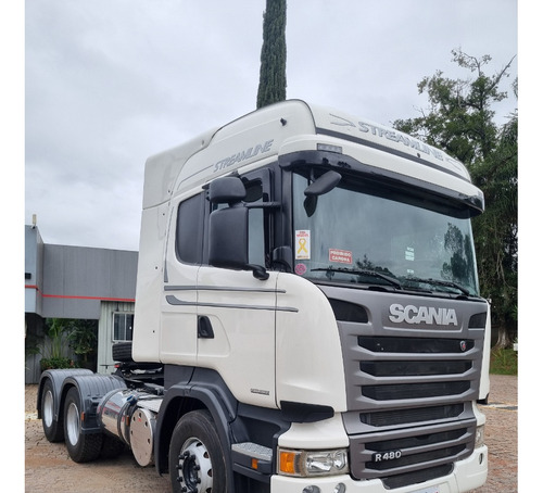 Scania R480 6x4 2016 C/retarder Susp/mola- 776.134km