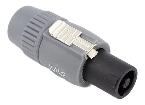 Conector Speakon Macho Gris X2 Unidades