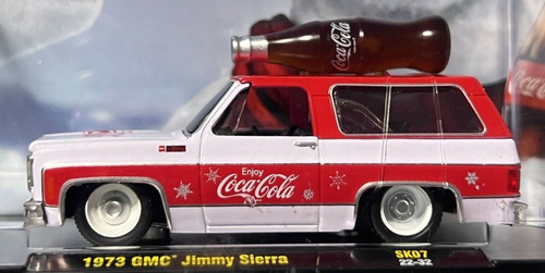 M2 Machines Coca Cola Gmc Jimmy Sierra E/1:64 R/goma 7 Cm