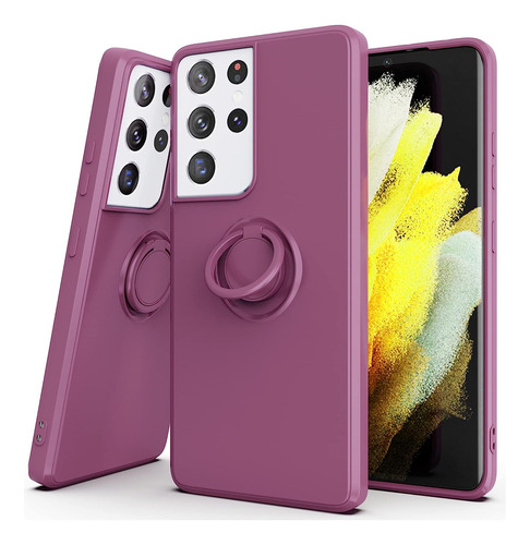 Funda Para Samsung Galaxy S21 Ultra 5g - Purpura