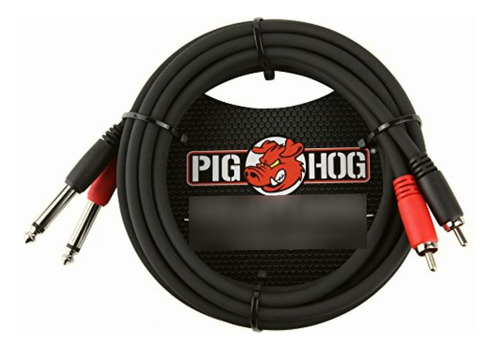 Pig Hog Pd-r1410 Dual Rca (male) To Dual 1/4  Mono (male)