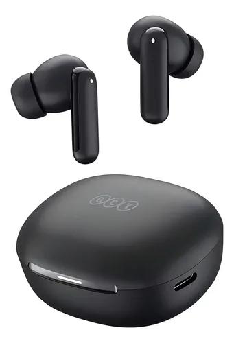 Fone Qcy N30 Anc Bluetooth 5.4 Multiponto Ipx4 Cor Preto