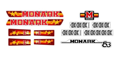 Adesivo Para Monark Barra Circular 1983 - Frete Grátis  