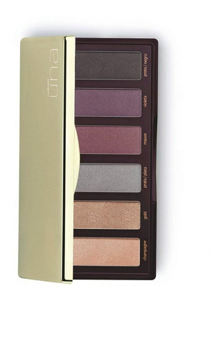 Paleta Sombras 6 Glam Una Natura Caballito Lotengo