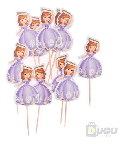 Pack De 12 Cupcake Toppers De Diferentes Motivos