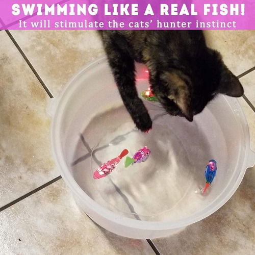 Robo Fish Para Gatos, Juguete De Pez Robot, Juguete