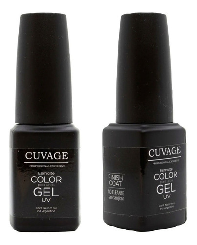 Esmalte Uñas Semipermanente Finish Coat No Cleanse Cuvage 