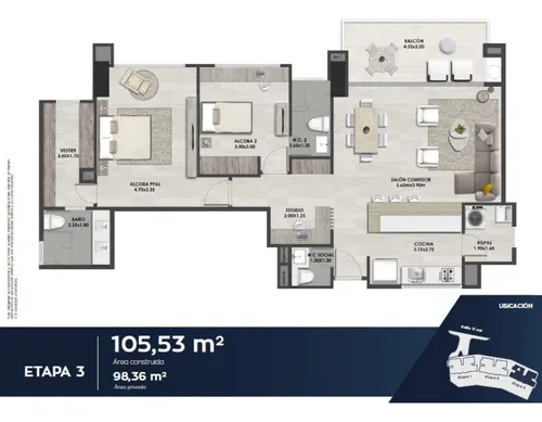 Venta De Apartamento En Trnv Inferior Con Los Balsos