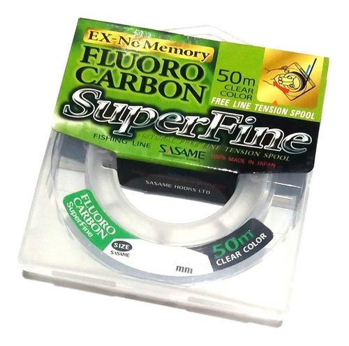 Fluorocarbon Sasame Superfine 0.40mm X50 Mts. 11.05 Kg