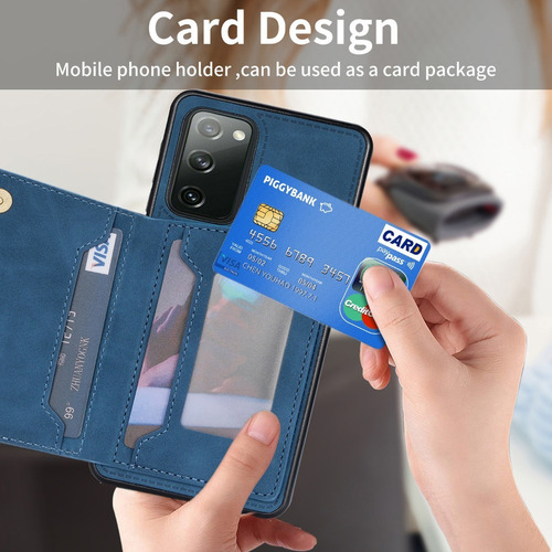 B Cubierta De Tarjetas Wallet For Samsung S20 Plus S20 Fe