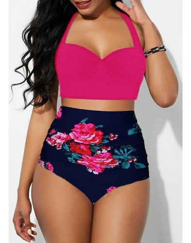 Traje De Baño De Mujer Conjunto De Bikini De Talla Grande