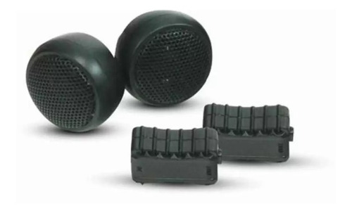 Kit Mini Tweeter Automotivo Class Tw Hurricane 50w Rms Par Cor Preto