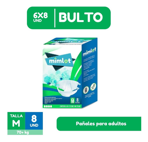 Pañales De Adulto Mimlot Talla M - Por Bulto