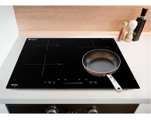 Fogão Cooktop De Indução Pct40p 9 Níveis+turbo Touch Preto P