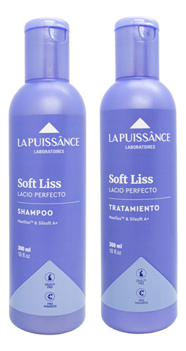 La Puissance Soft Liss Shampoo + Enjuague Lacio X 300ml 3c