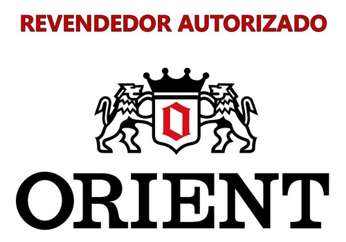 Relógio Orient Masculino Aço Calendário Original