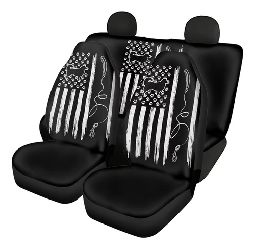 Epaihaiy Funda Asiento Coche Estampado Perro Pata 4 Unidad