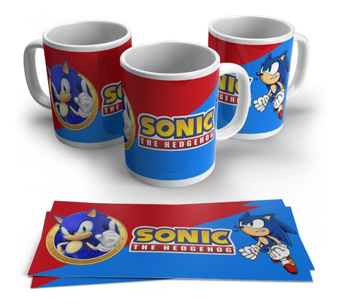 Sonic Taza Gamer Sublimado Mug Pocillo 