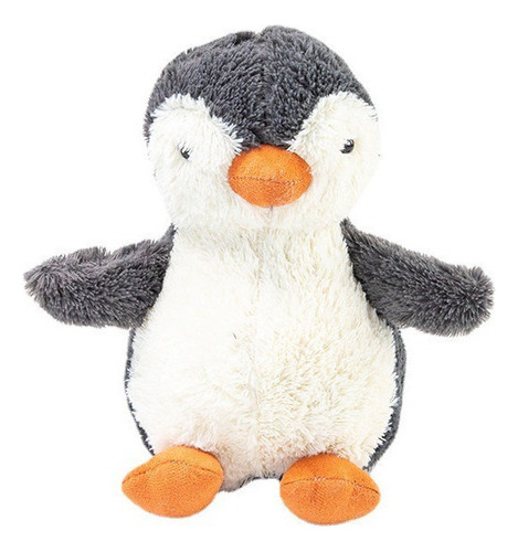 Muñeco de peluche Penguin Doll, tamaño pequeño, 16 cm, color ceniza