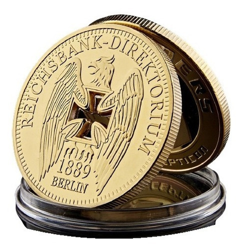 Moneda Coleccionable Alemania 1889 Alemán Reichsban Direktor