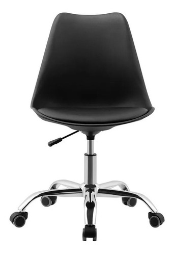 Imagen 4 de 8 de Sillas Tulip Eames X2 Oficina Ruedas Almohadón Base Cromada