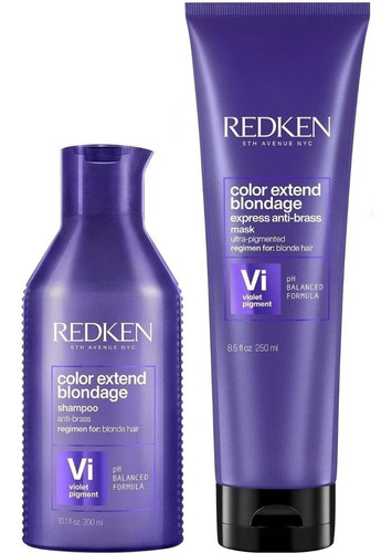 Shampoo Y Mascarilla Para Cabello Rubio Redken Blondage