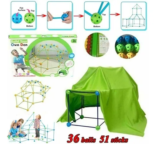 comprar Su Diy Kit Juguetes Fuerte Construcción Castillos Túneles