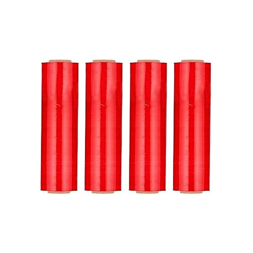 Emplaye Extensible Rojo, 4 Rollos, 18 X1500', 63 Gauges