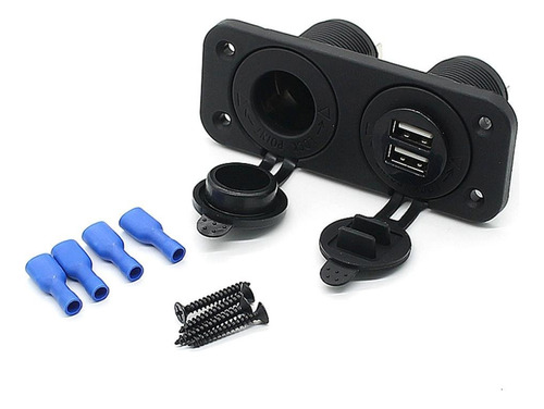 Usstore Dual Usb Cargador Socket Panel Mount Marino 12 Volt