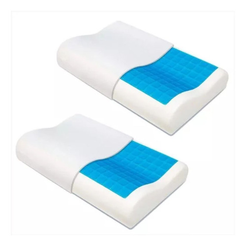 Set X2 Almohada Gel Ortopédica Cool Pillow Restform Obsequio