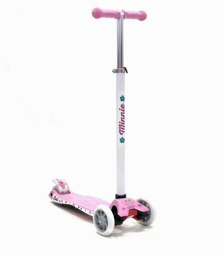 Monopatín Disney Infantil 4 Ruedas Siliconadas Luces Scooter