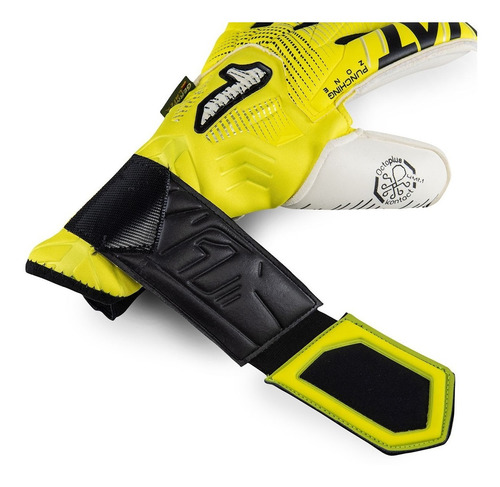 Imagen 2 de 7 de Guante De Portero Rinat Egotiko Stellar Pro Amarillo Blanco