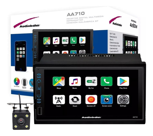 Autoestereo Pantalla Bluetooth Audiobahn Aa710 Mirror Link