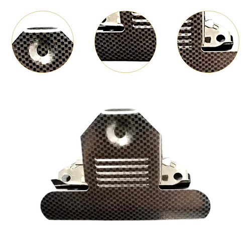 10 Piezas Clips De Metal Clip Bull Carpeta Clampa De