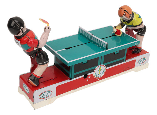 Tenis De Mesa De Ping Pong Con Mecanismo De Hojalata Vintage