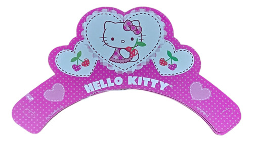 Hello Kitty Coronas Invitadas Para Cotillón Cumpleaños 