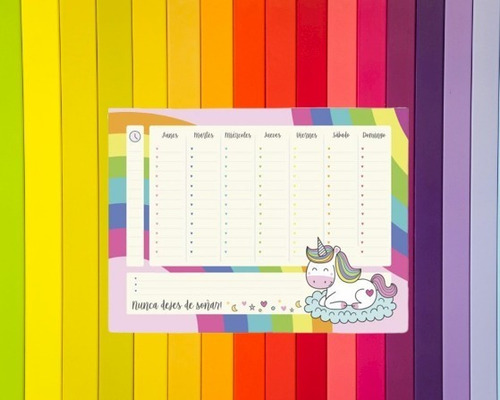 Imagen 5 de 5 de Pizarra Planer Organizador Iman Mensual O Semanal 30 X 40