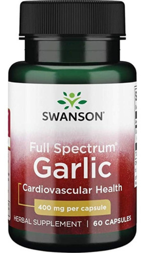 Ajo De Alto Expectro Alta Calitdad 400mcg 60 Capsulas Eg A09 Sabor Sin Sabor